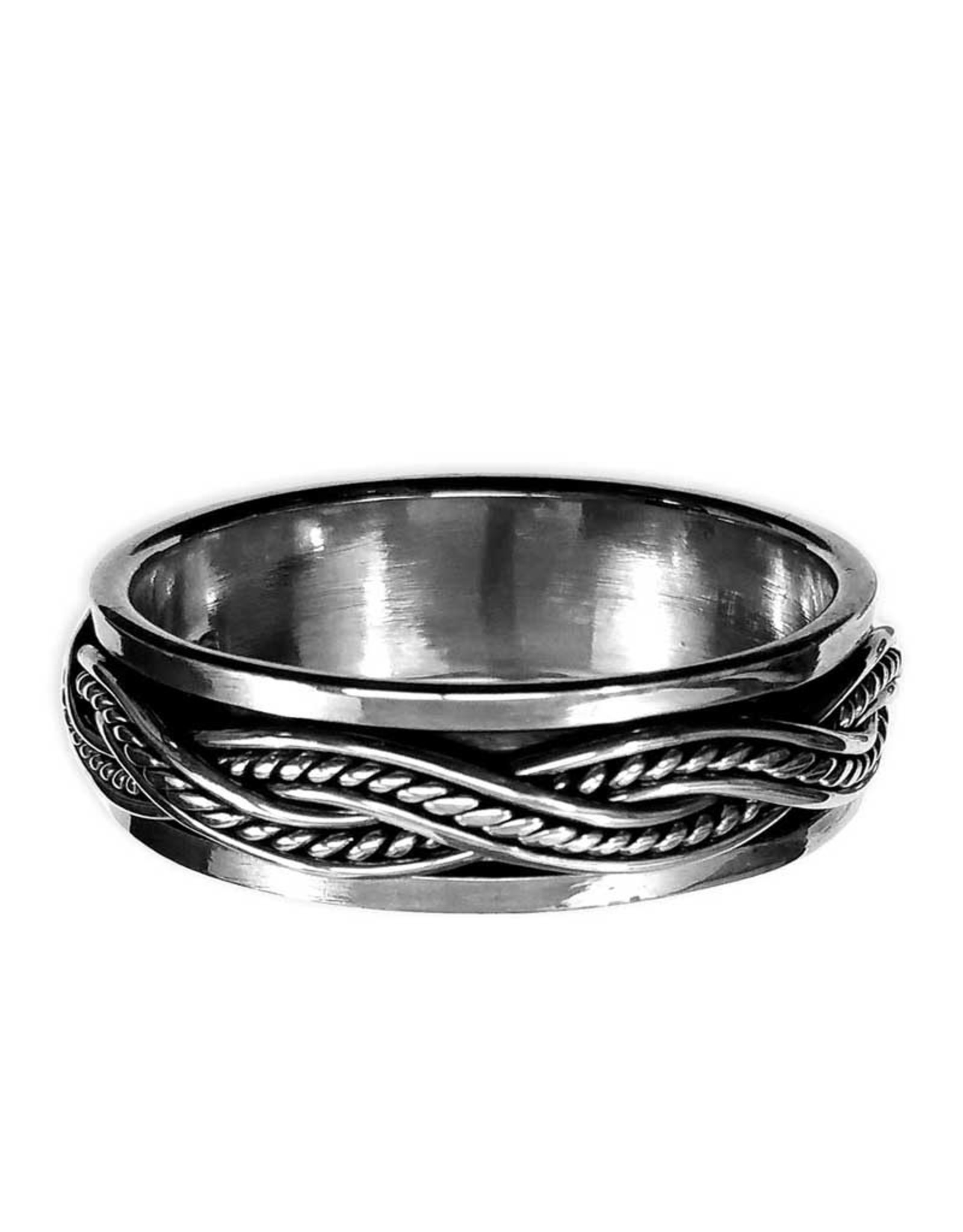 Braided Spinner Ring Size 11