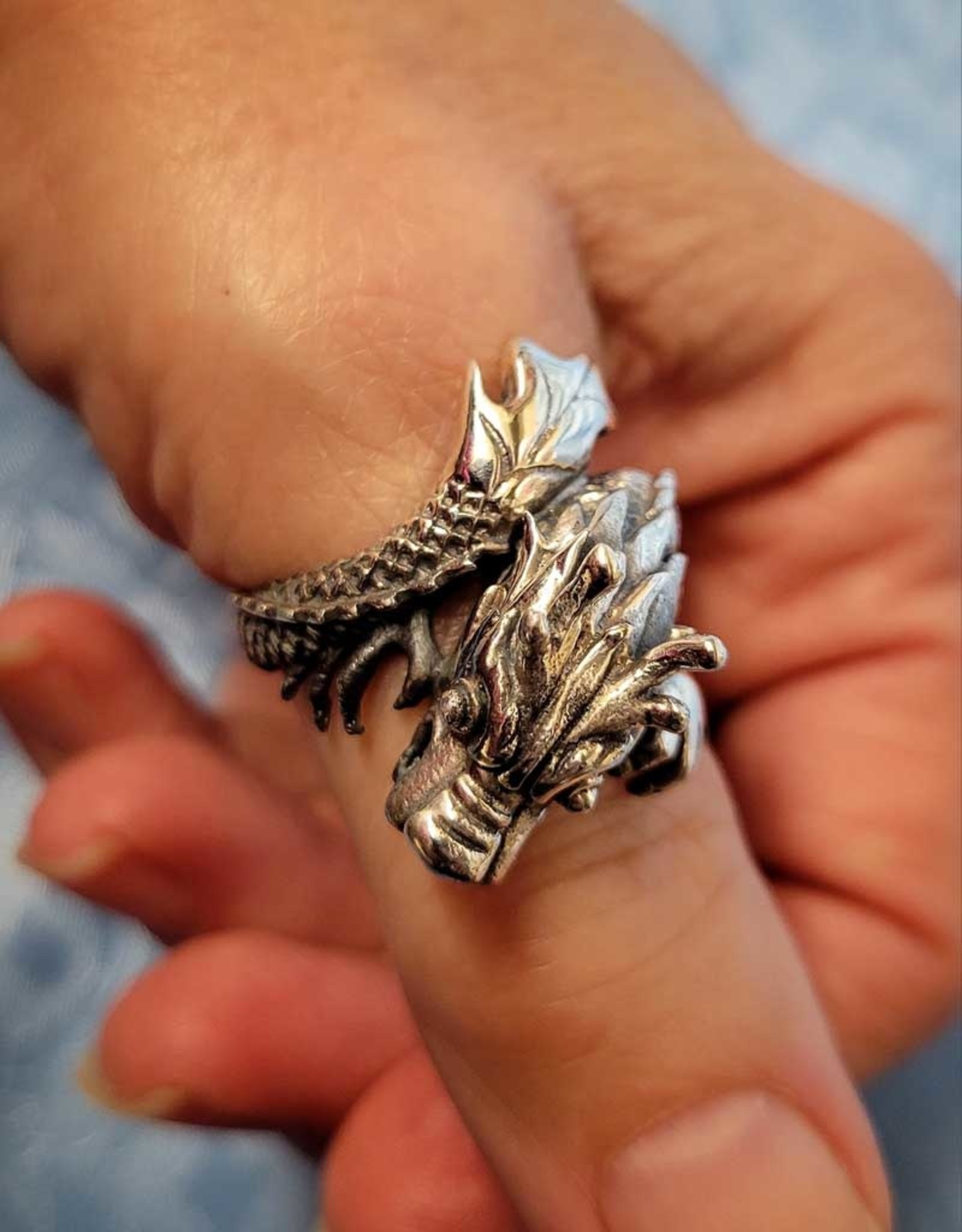 Big Dragon Wraparound Ring Size 10