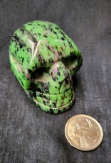 Ruby Zoisite Skulls  Approx.  2.5"