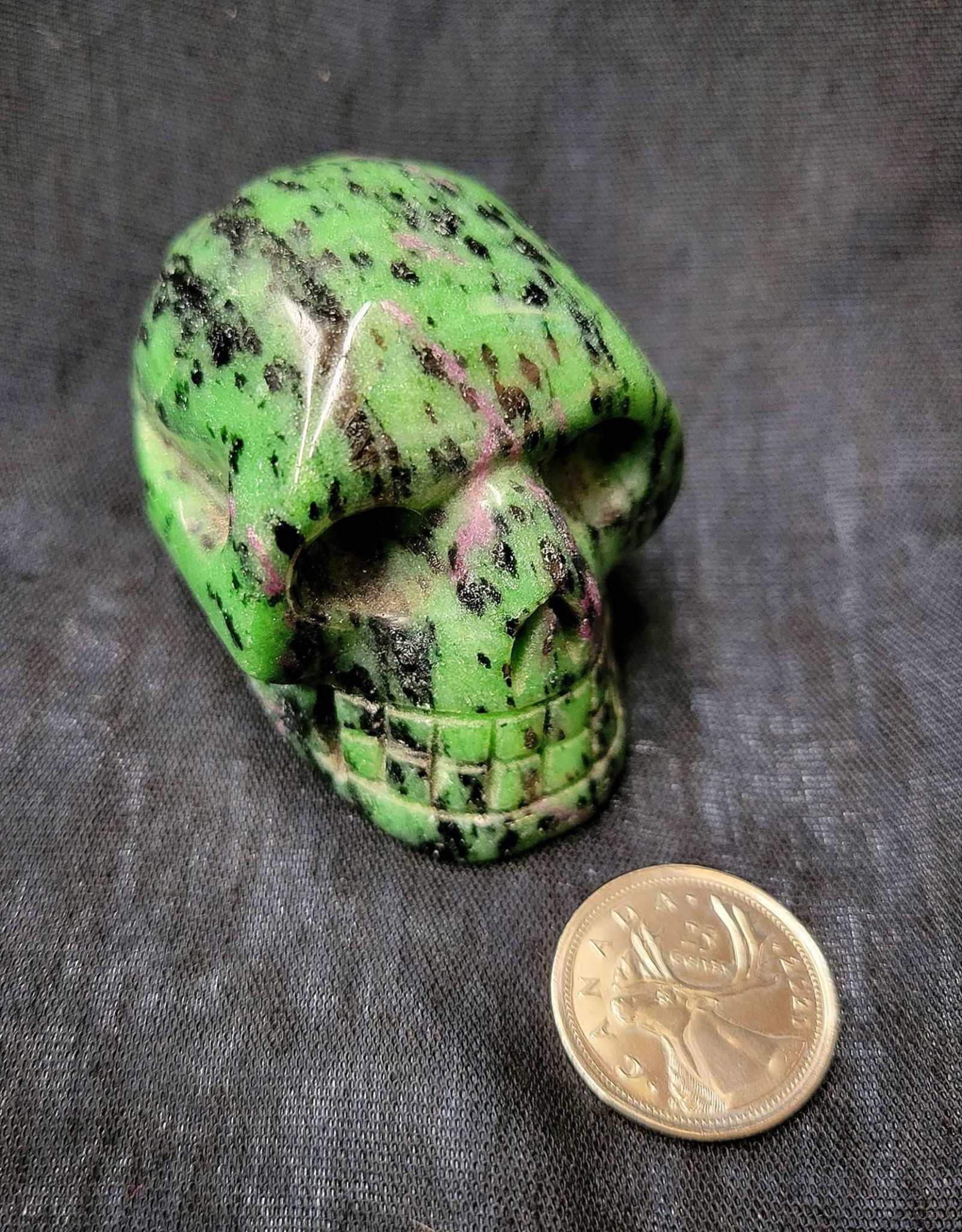 Ruby Zoisite Skulls  Approx.  2.5"