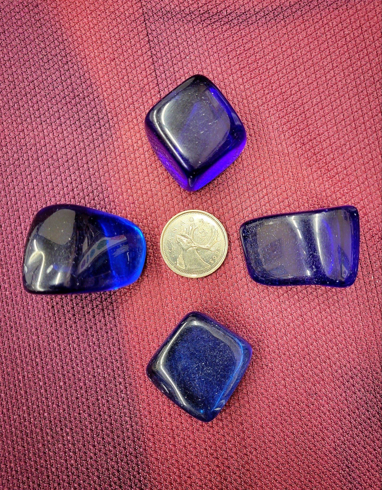 Cobalt Blue Obsidian Tumbled