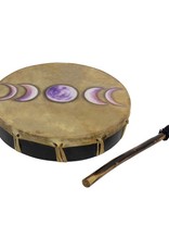 Ceremonial Moon Drum: 12"