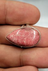 Thulite Ring A - Size 8 Sterling Silver