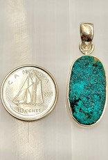 Dioptase Pendant D Sterling Silver