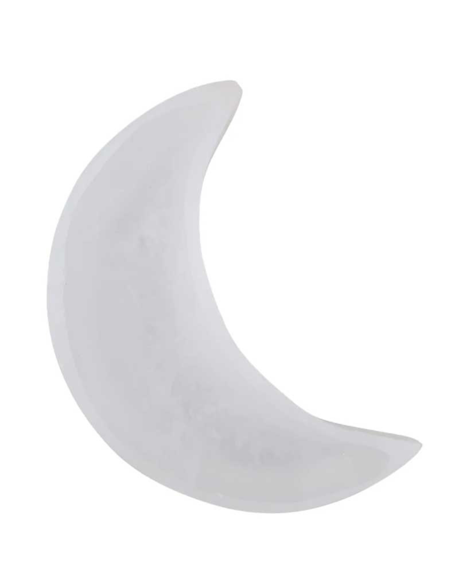 Selenite Moon Charging Plate 3.5"