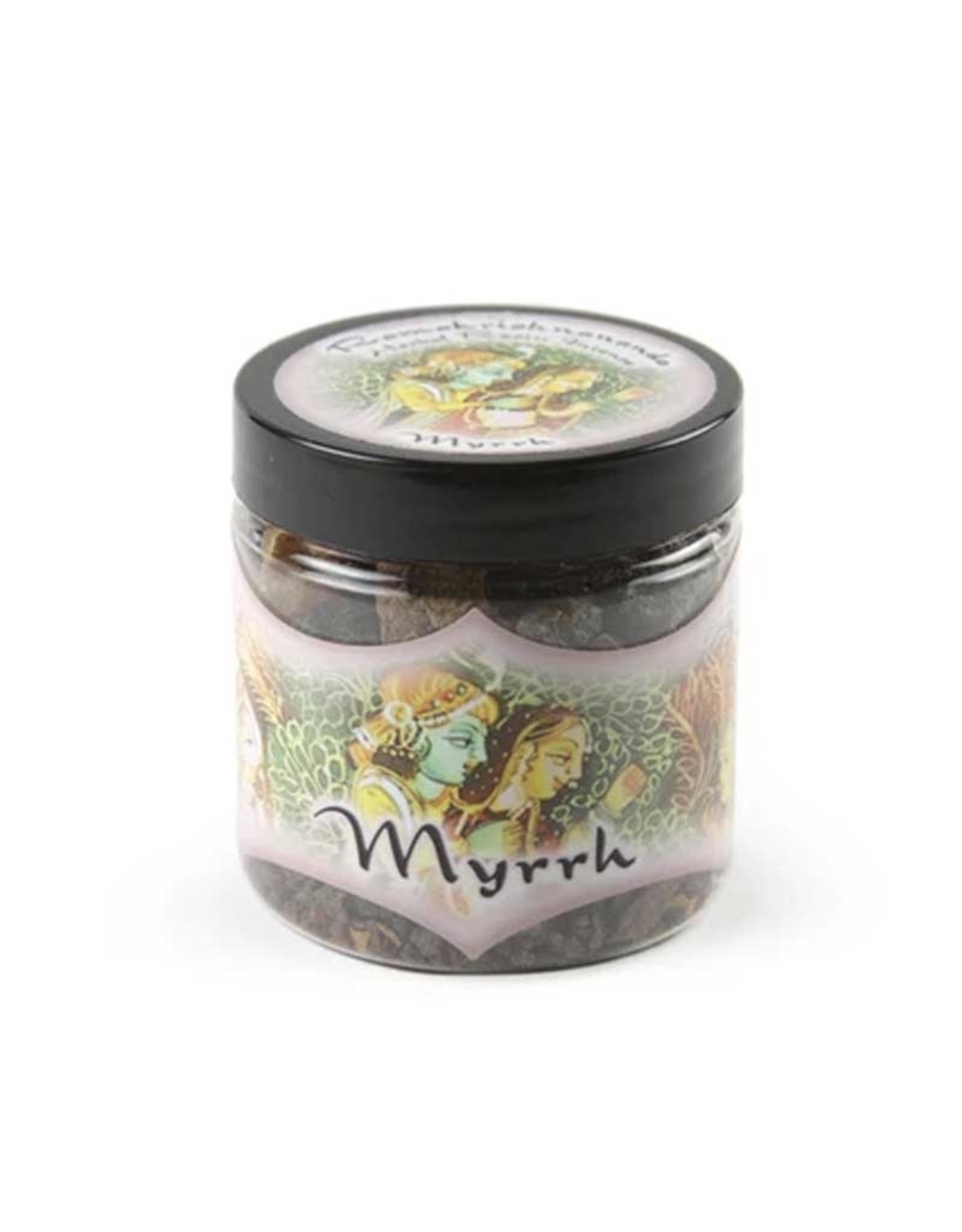 Resin Herbal Incense Jar Myrrh