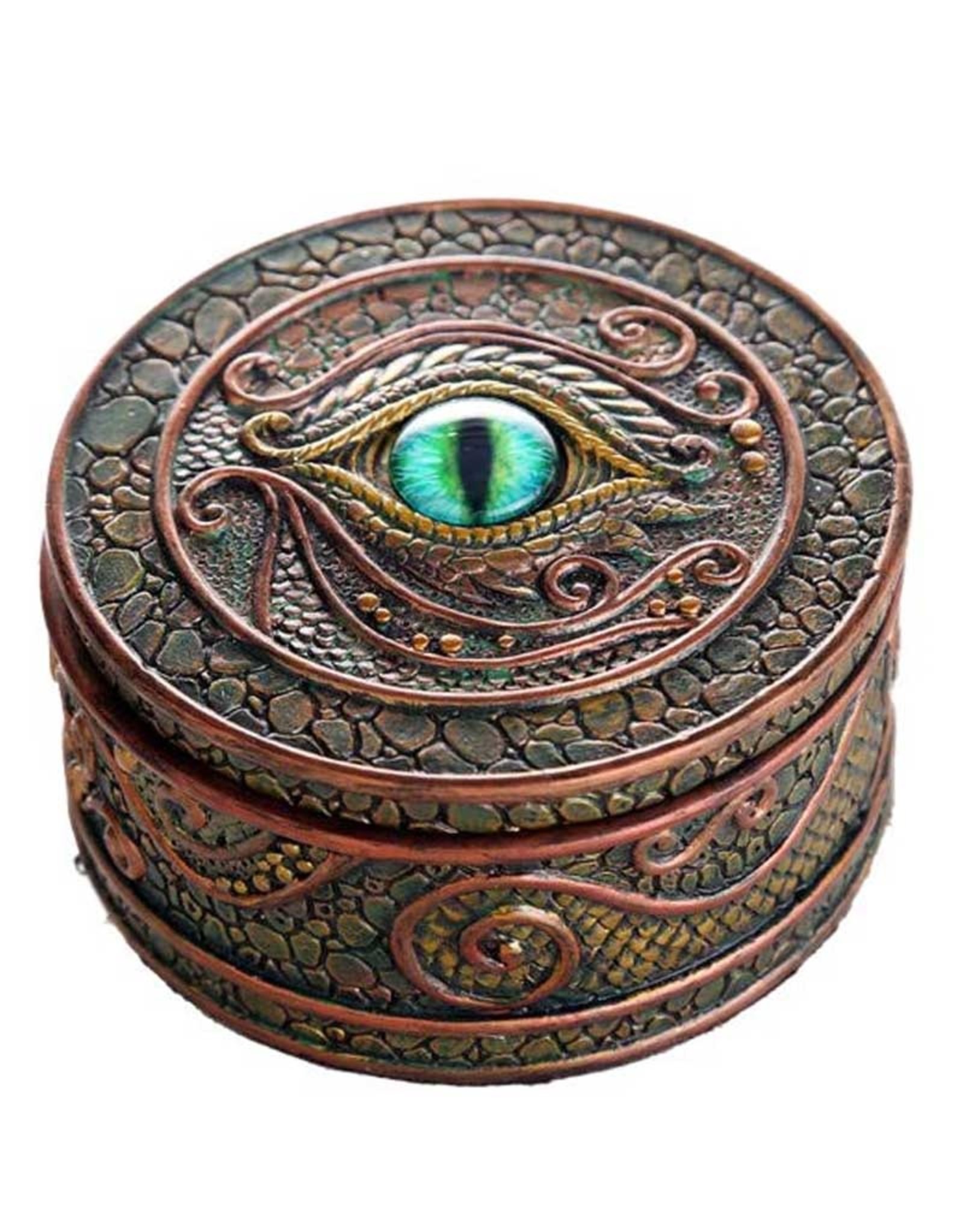 Pacific Trading Round Dragon Eye Box