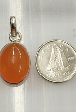 Carnelian L Sterling Silver Pendant