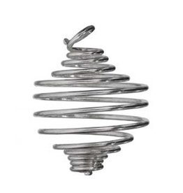 Medium Silver Plated Pendant Cage - 29mm