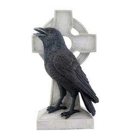 Raven on Cross Statue