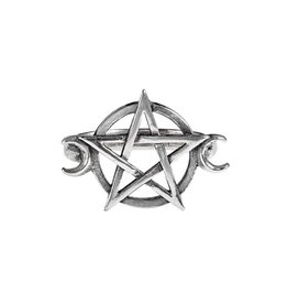 Goddess Pentacle Ring Size 6