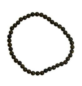 Black Obsidian 4MM Bracelet