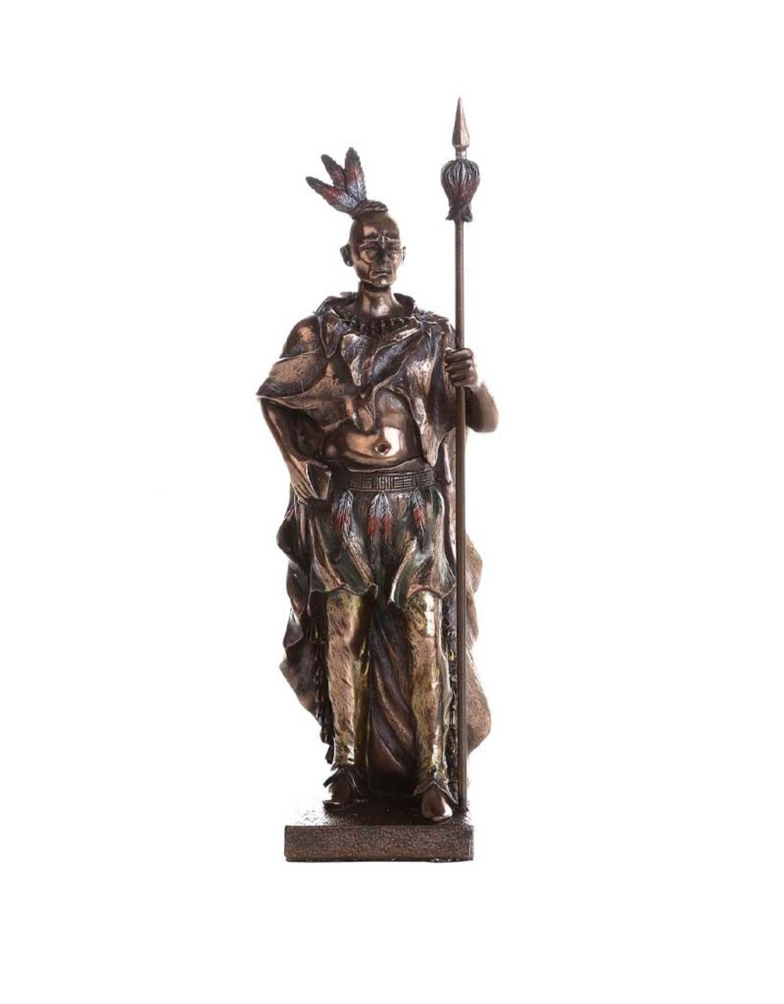 Pacific Trading Indian Warrior Statue