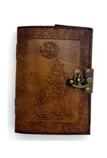 Celtic Wolf 5 x 7 Leather Journal