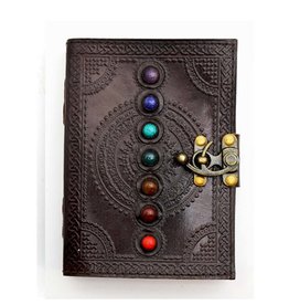 Chakra 5 x 7 Leather Journal