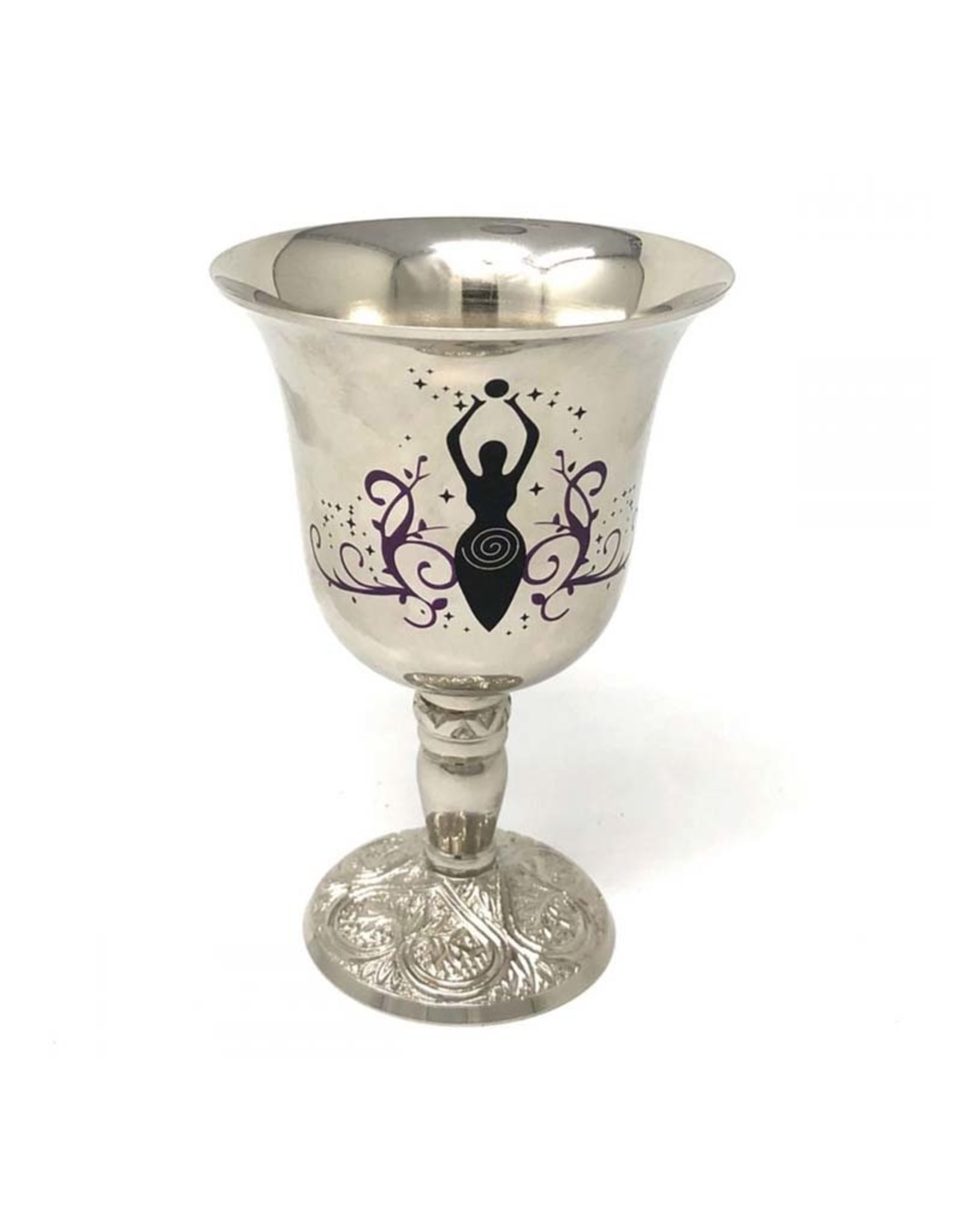 Moon Goddess Chalice Stainless Steel 7"