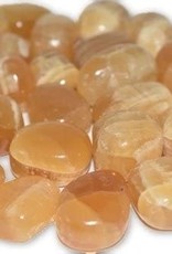 Amber Calcite Tumble