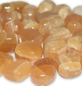 Amber Calcite Tumble