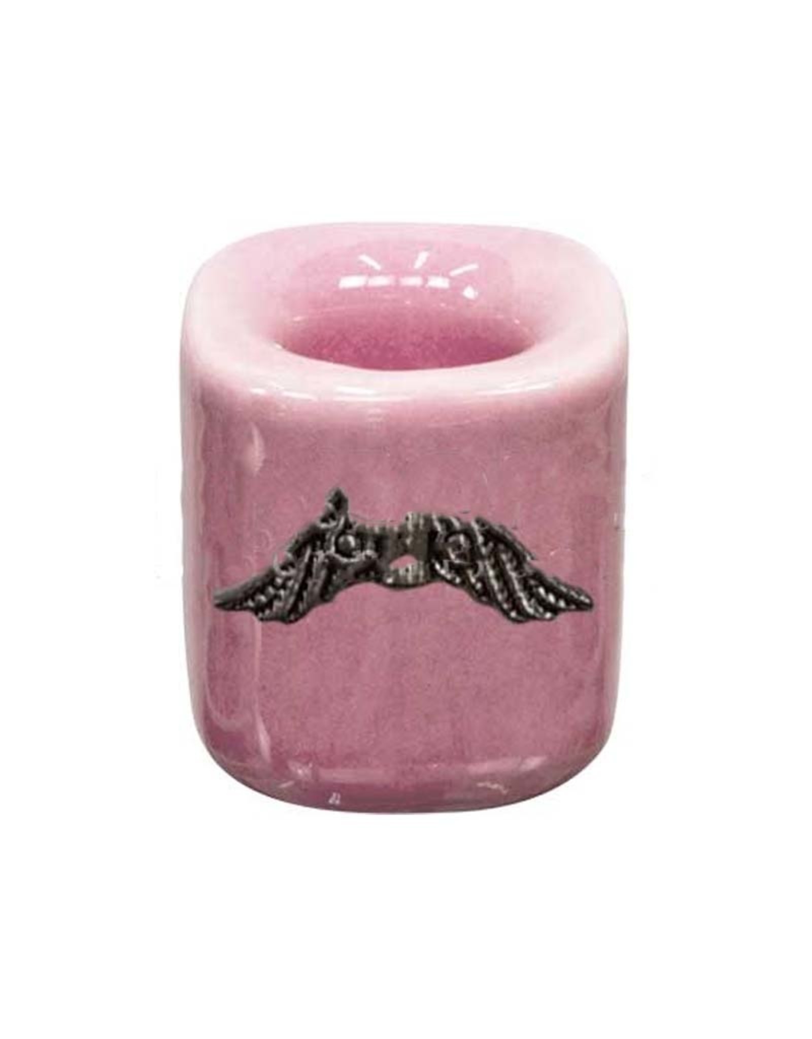 Mini Candle Holder Pink - Wings