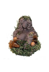 Mother Earth Goddess Gypsum Statue 3.5"H