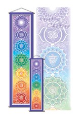 Mandala Arts Purple Chakra Banner - 12" x 48"