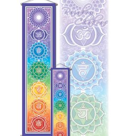 Mandala Arts Purple Chakra Banner - 12" x 48"