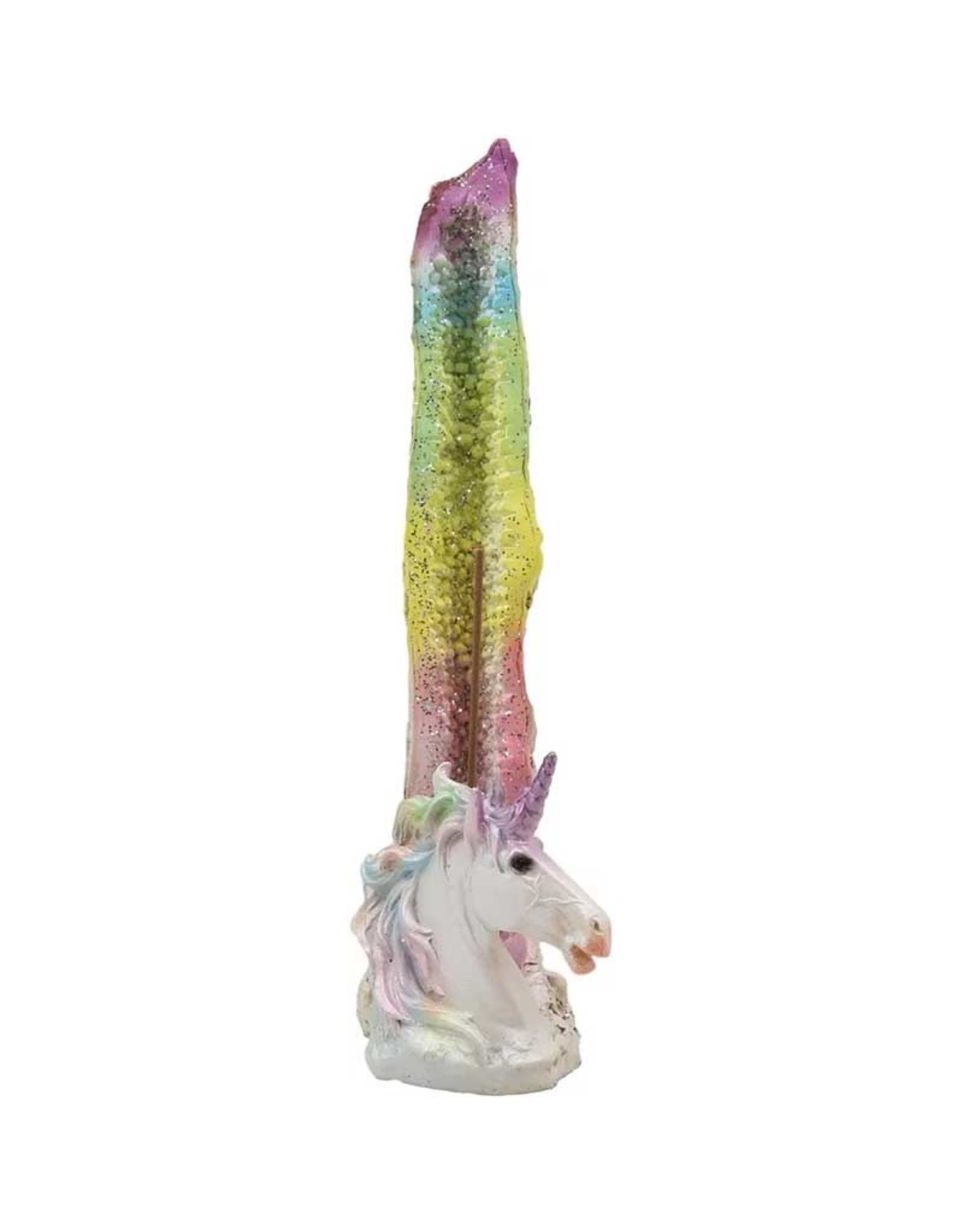 Pacific Trading Standing Rainbow Unicorn Incense Burner