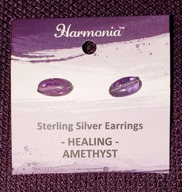Harmonia Amethyst Sterling Silver Earrings