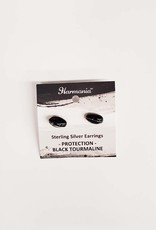 Harmonia Black Tourmaline Sterling Silver Earrings