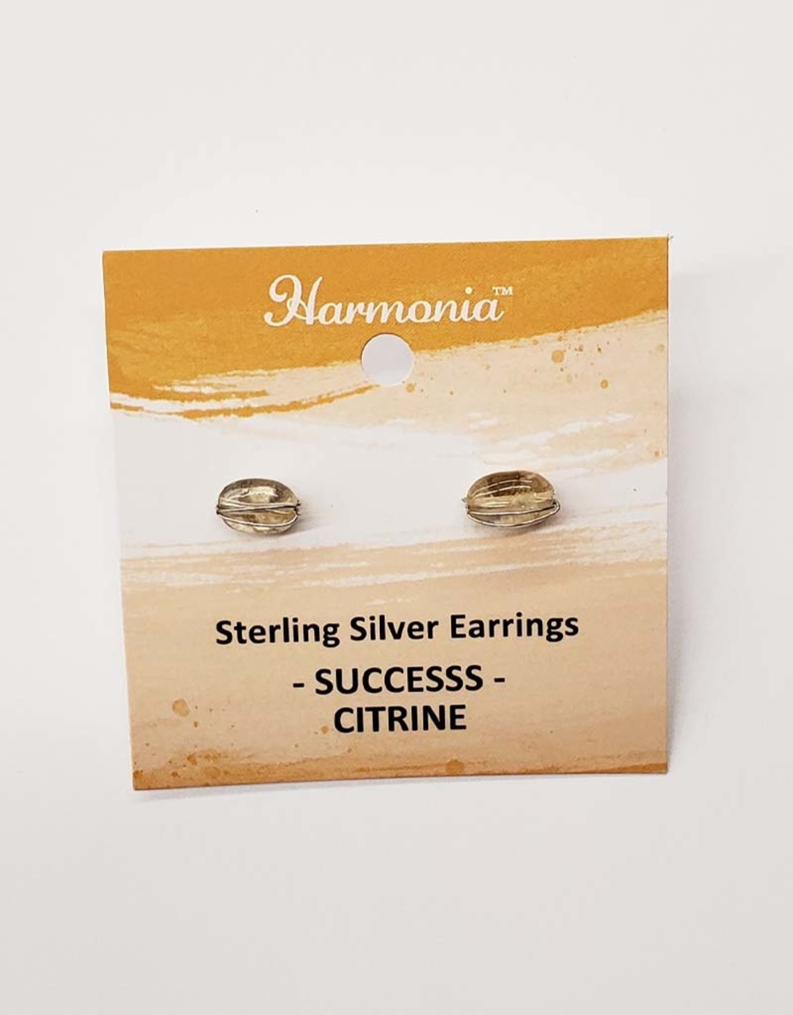 Harmonia Citrine Sterling Silver Earrings
