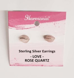 Harmonia Rose Quartz Sterling Silver Earrings