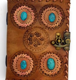 Fantasy Gifts 4 Turquoise Leather 5x7 - Journal