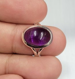 Amethyst Ring A - Size 7 Sterling Silver
