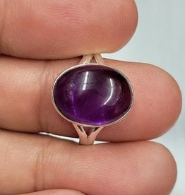 Amethyst Ring A - Size 10 Sterling Silver