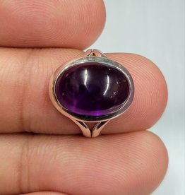 Amethyst Ring A - Size 6 Sterling Silver