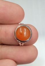 Carnelian Ring A - Size 6 Sterling Silver