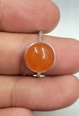 Carnelian Ring B - Size 8 Sterling Silver