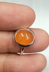 Carnelian Ring A - Size 10 Sterling Silver