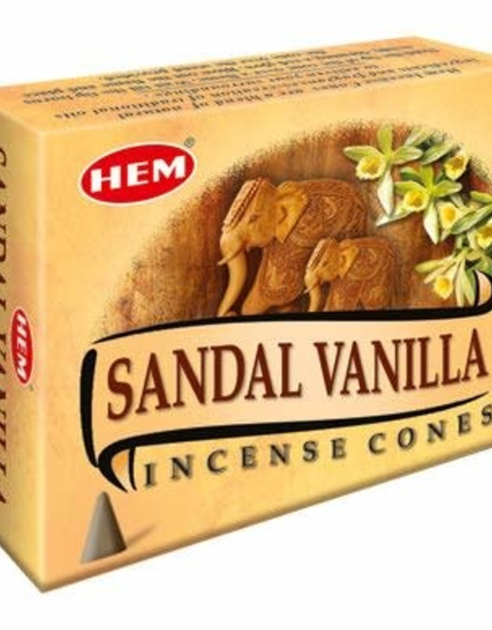HEM Sandal Vanilla HEM Incense Cones