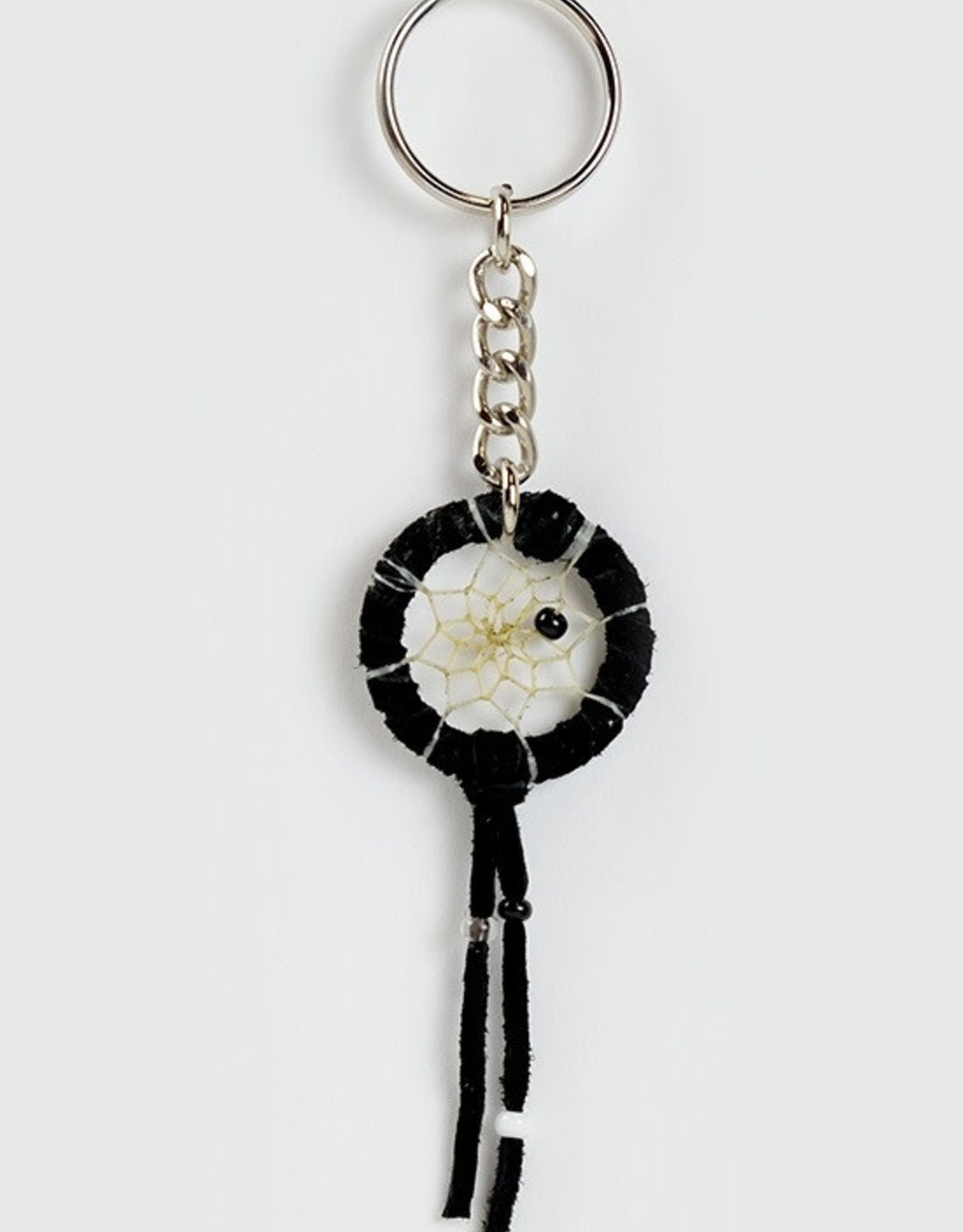 Monague Native Crafts Dream Catcher Keychain - Black