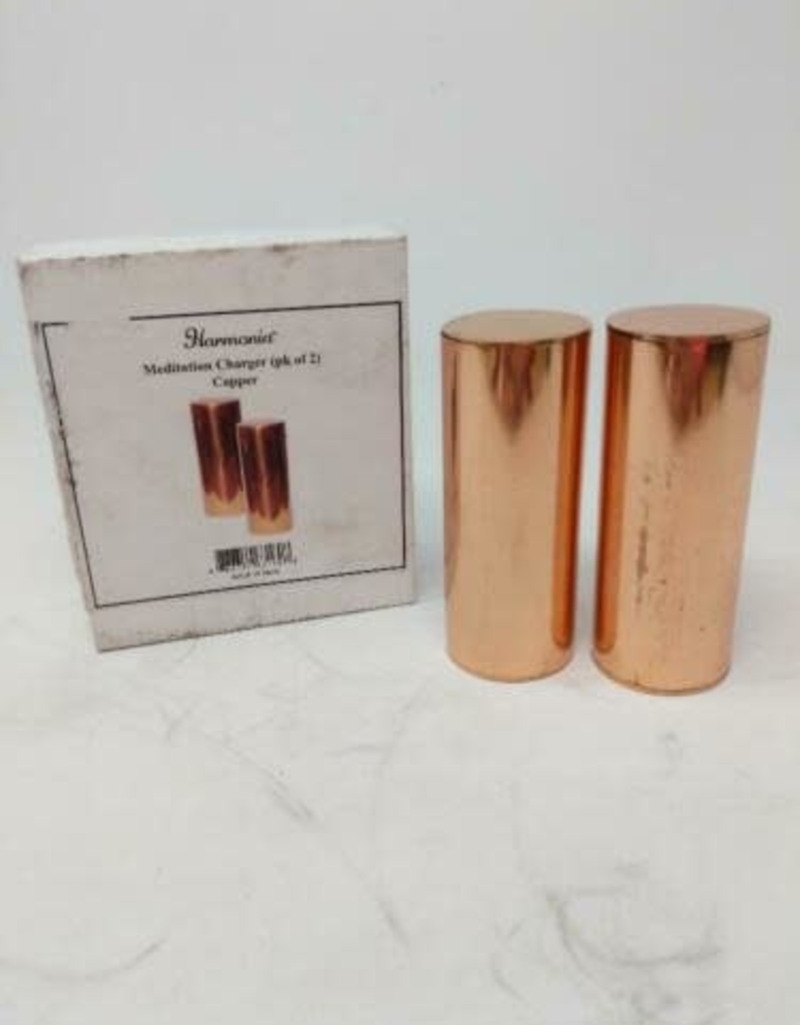 Harmonia Meditation Charger Copper Harmonizer Cylinder Pair