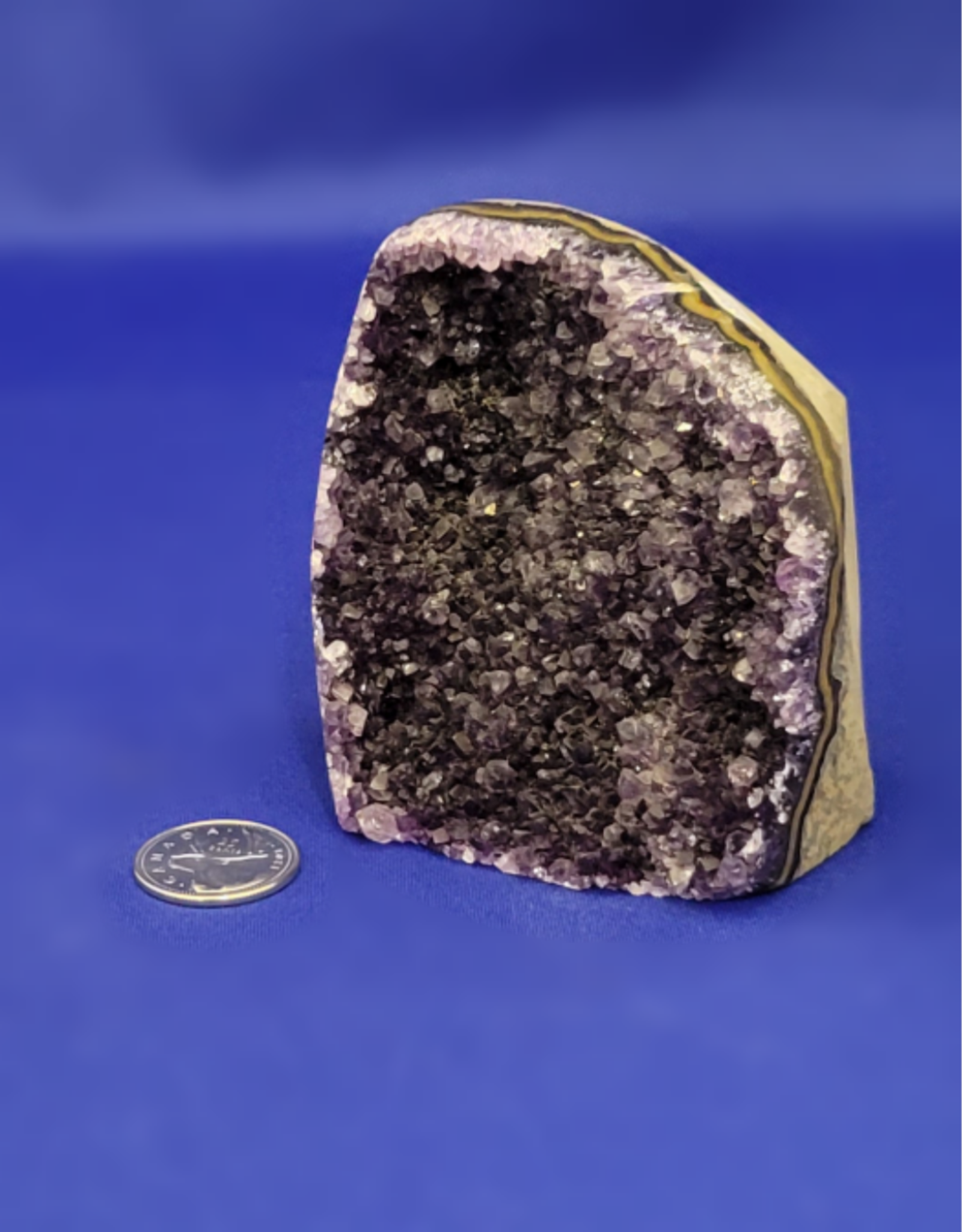 Amethyst Cluster Standing from Uruguay 3.5"