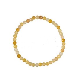 Yellow Jade 4MM  Bracelet