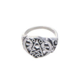 Moon Pentacle Ring Size 8