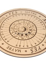 Wooden Zodiac & Moon Phases Pendulum Divination Board 8"