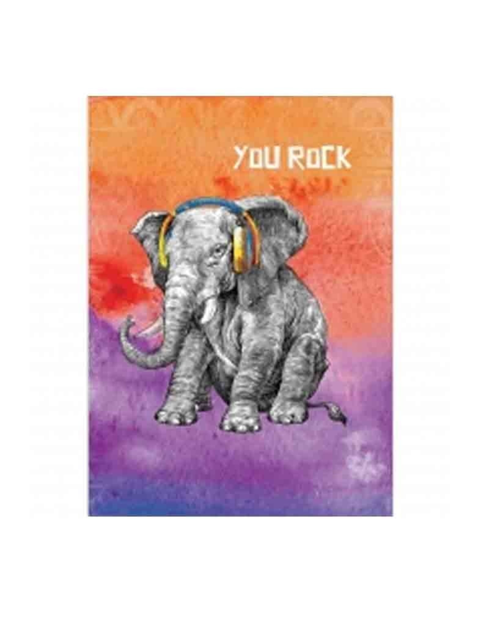 Tree - Free Greetings You Rock (Elephant) - Greeting Card