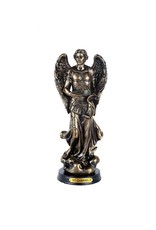 Pacific Trading Archangel Gabriel Golden Statue  3 1/2" x 3 1/2" x 8 1/8"