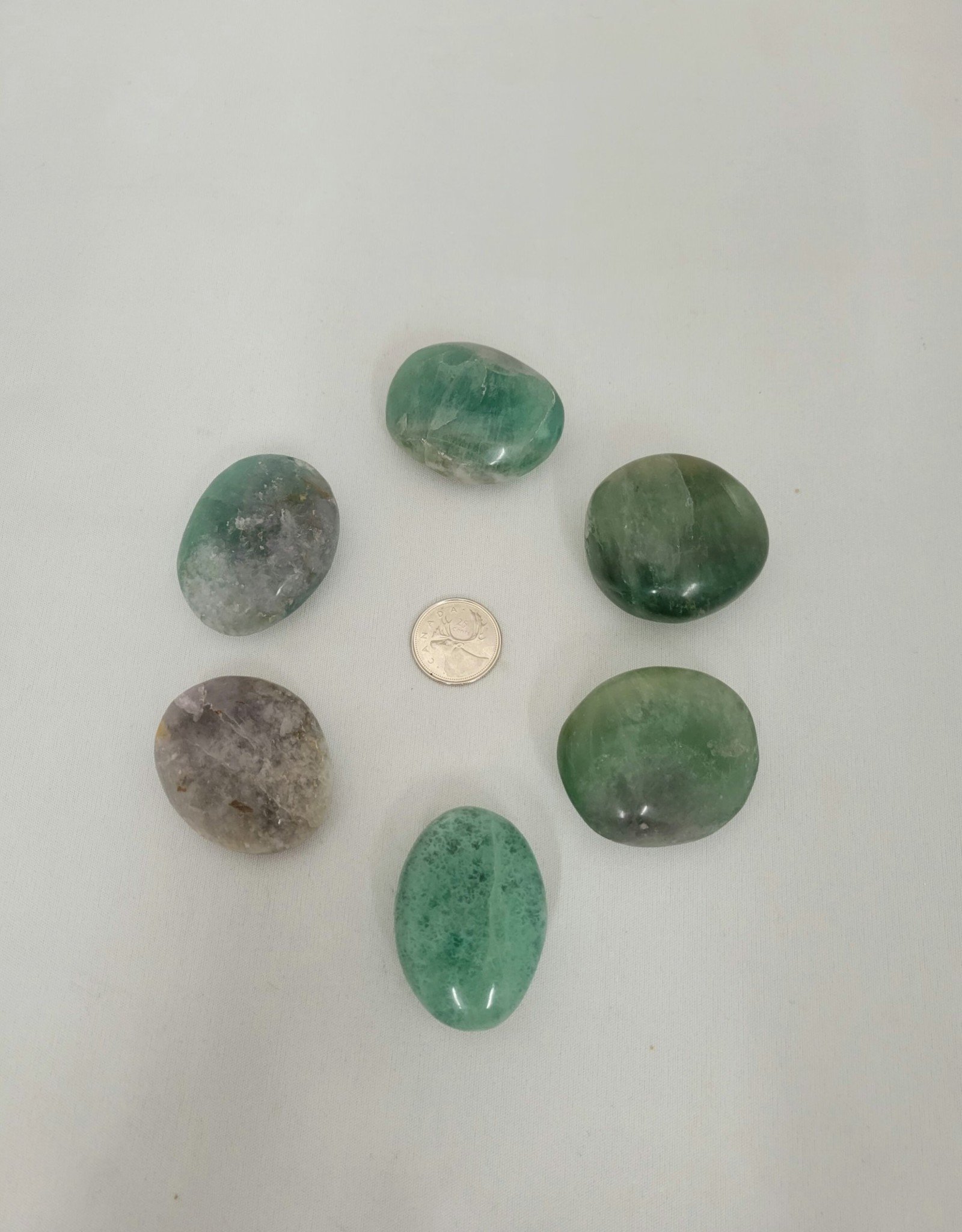 Fluorite Palm Stone $9