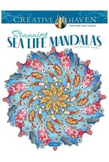Creative Haven Stunning Sea Life Mandalas Coloring Book by Creative Haven