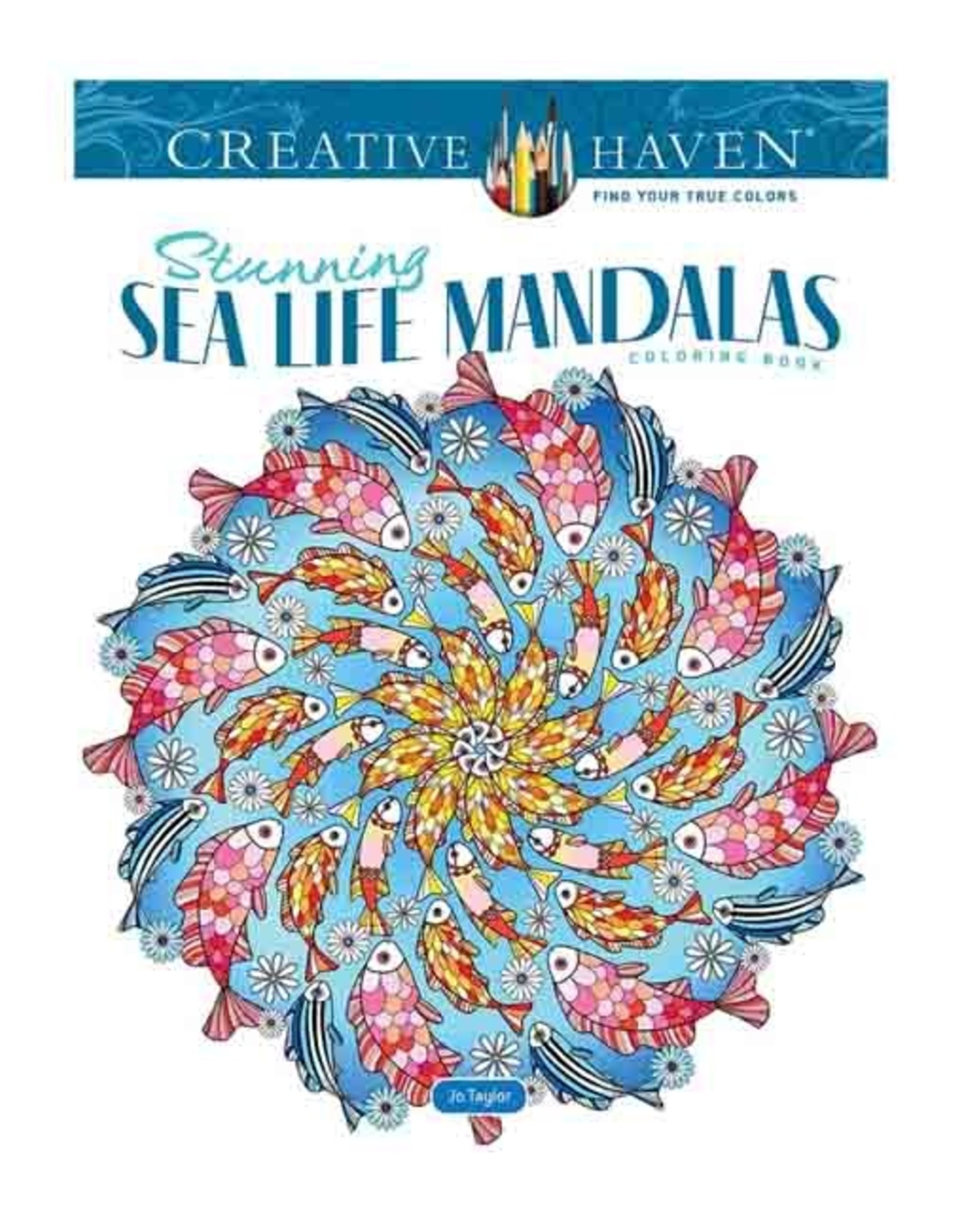 Creative Haven Stunning Sea Life Mandalas Coloring Book by Creative Haven